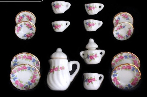Dollhouse miniature porcelain - dollhouse,