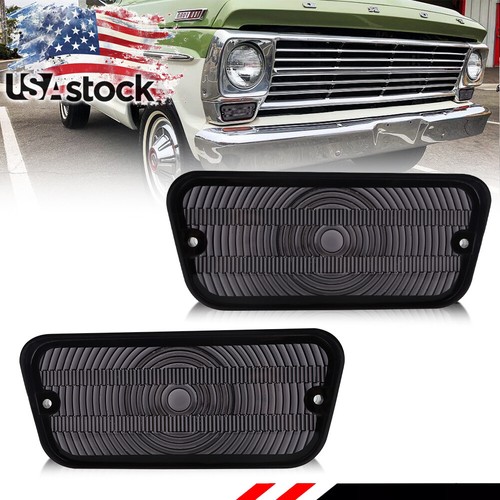 2pcs smoked front - smoked, turn