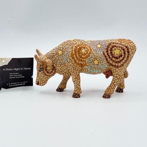 Cow parade figurine starry - cow,