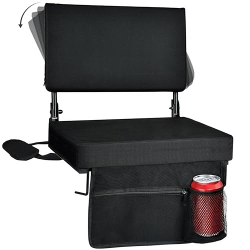 Stadium seats with - with, back