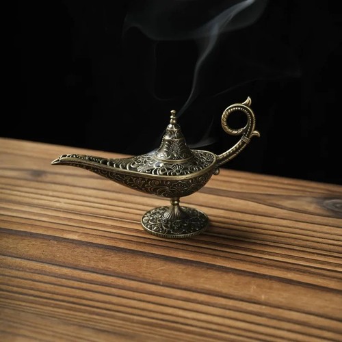 Antique genie lamp decor - antique,