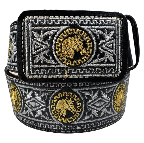 Cowboy leather belt color - belt,