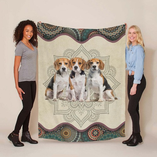 Funny beagle dog mandala - funny,