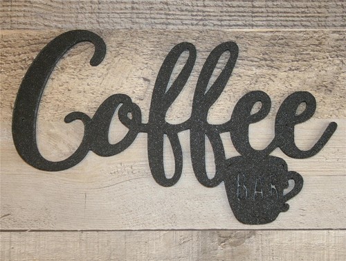 Coffee bar wall - coffee, sign