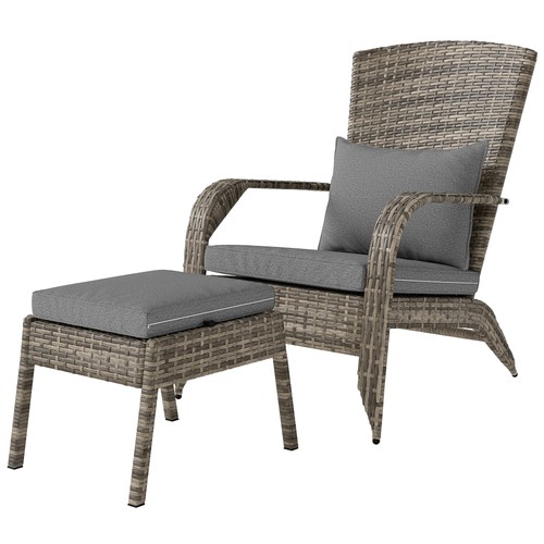 Rattan outdoor adirondack - outdoor,