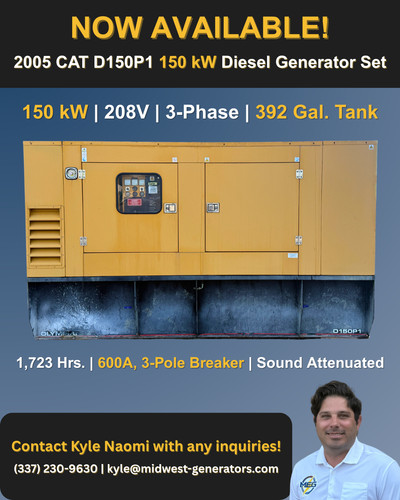 2005 cat d150p1 150kw diesel - d150p1,