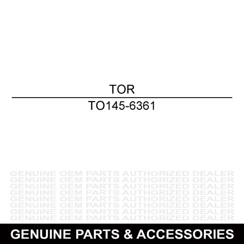 Toro 145 6361 belt a - (a, sec