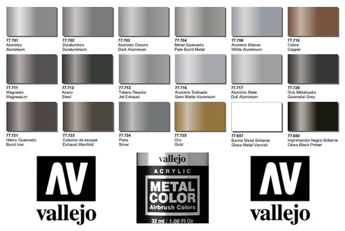 Vallejo metal color acrylic - color,