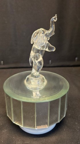 Vintage revolving blown glass - blown,