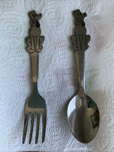 Vtg pluto fork spoon - 2, set