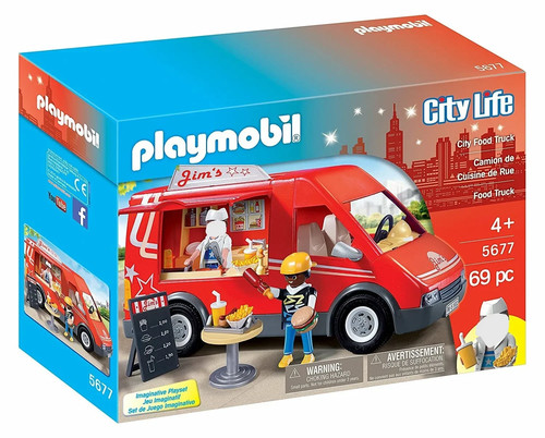 Playmobil 5677 city food - playmobil, truck
