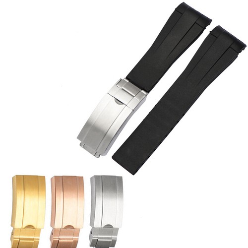 20mm fkm rubber watch band - 20mm,