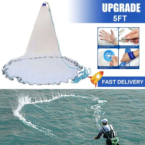 5ft fishing cast net - 5ft,