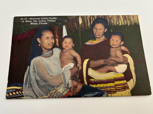 Seminole indian family musa - seminole,