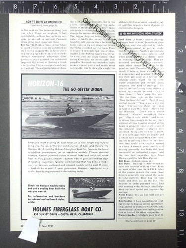 1967 advertising for - for, holmes