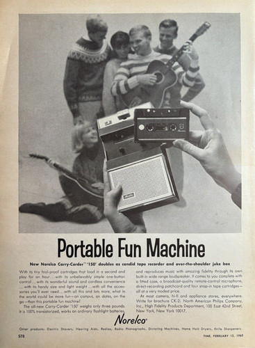 1965 norelco portable fun - 1965,