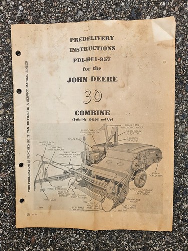 Rare john deere combine pre - deere,