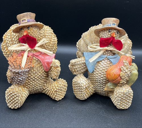 Thanksgiving turkey figurine - thanksgiving,