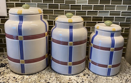 Longaberger pottery canister