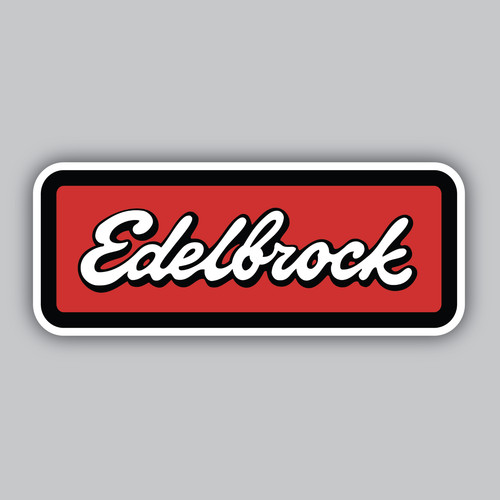 Edelbrock sticker decal - edelbrock, sticker/decal