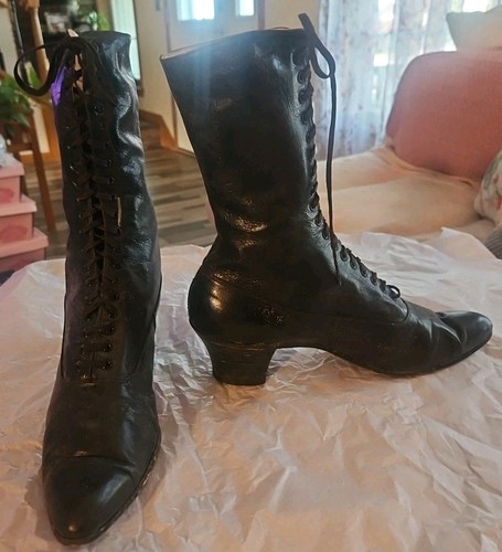 Victorian era black - era, leather