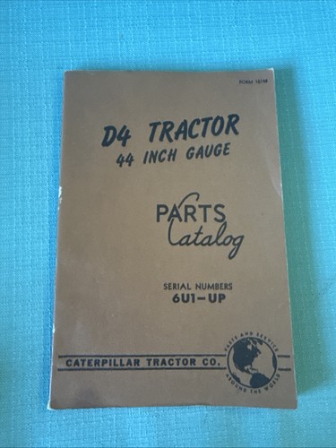 Caterpillar cat tractor - d4,