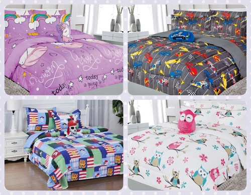 6pc bedroom kids bed bag - kids, in