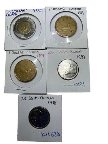 Canadá lot coins - coins, 2,1