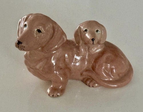 Vintage dachshund mother - vintage,
