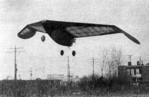 Experimental wing wingspan - 38",