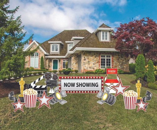 Movie theater yard card - theater,