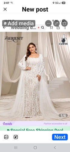 Beautiful wedding dress size - beautiful,