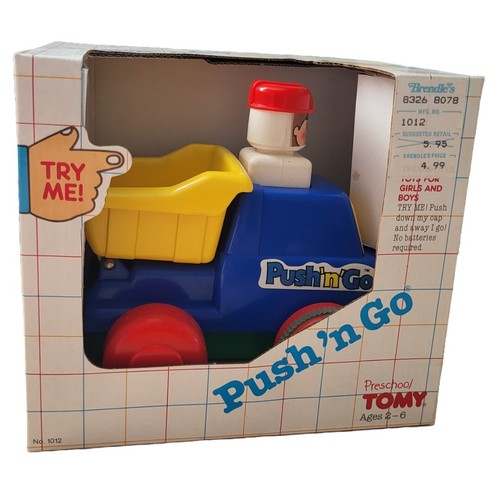 Vintage 1989 tomy push - 'n, go