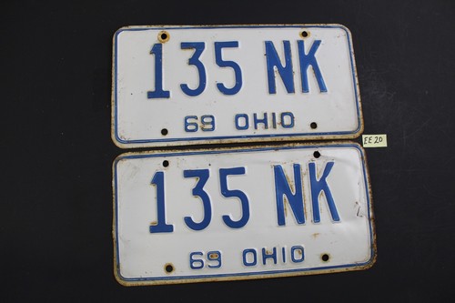 1969 ohio license - license, plate