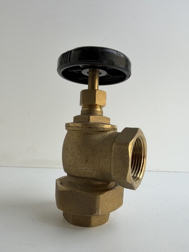 Brass steam angle radiator - 1",