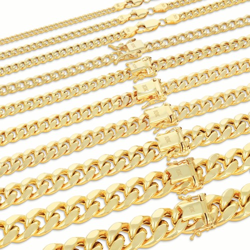 10k yellow gold 3mm - gold, 3mm-13mm