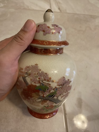 Porcelain ginger pot - porcelain,