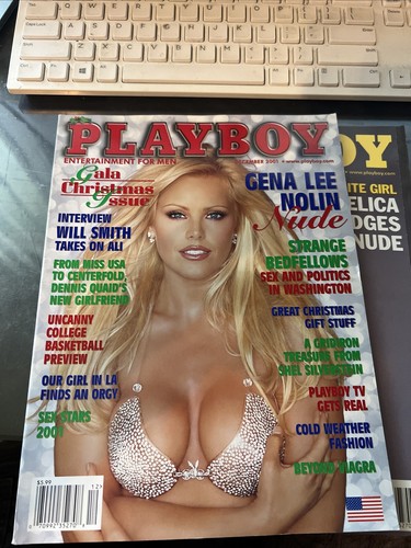 Playboy magazine december 2001 - magazine,