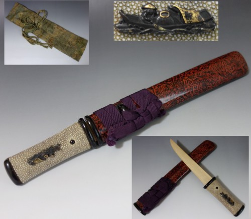 Koshirae tanto dagger boat man - tanto,