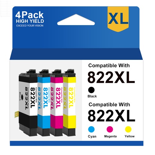 4pack t822xl 822xl ink - 4pack,