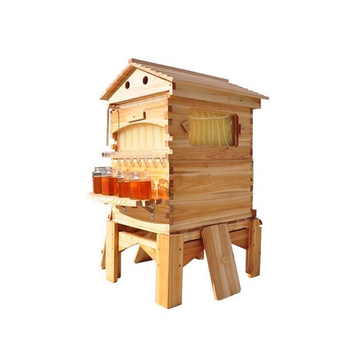 Wooden auto shed - bee, hive