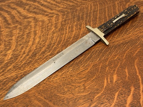 Antique sheffield bowie knife - antique,
