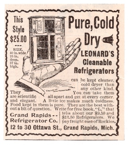 C1880s leonard cleanable - c1880s, leonard's
