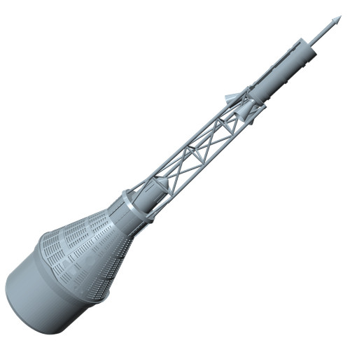 Mercury redstone capsule nose - redstone,