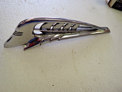 Plymouth hood ornament emblem - plymouth,
