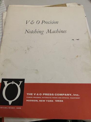 Precision notching - v&o,
