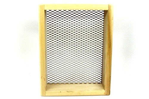 Standard wood dirt sifter - sifter,