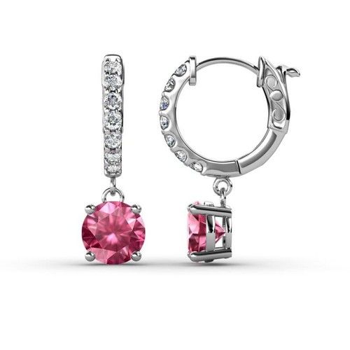 Pink tourmaline and - pink, diamond