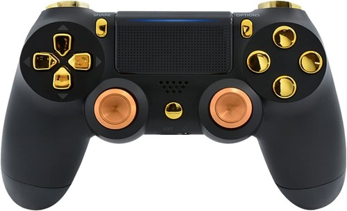 Black gold aluminum ps4 - black/gold,
