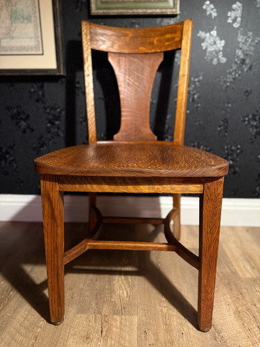 Mission oak arts crafts side - &,